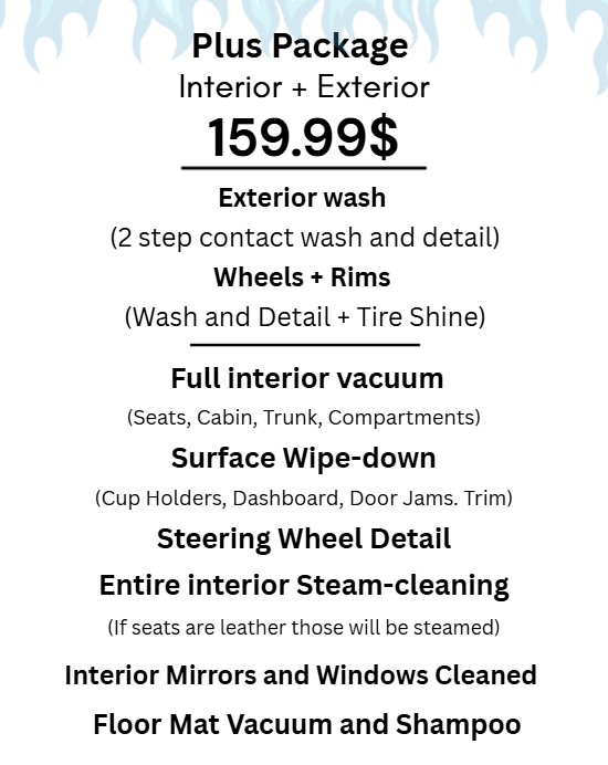 Plus Package | Interior & Exterior Detail